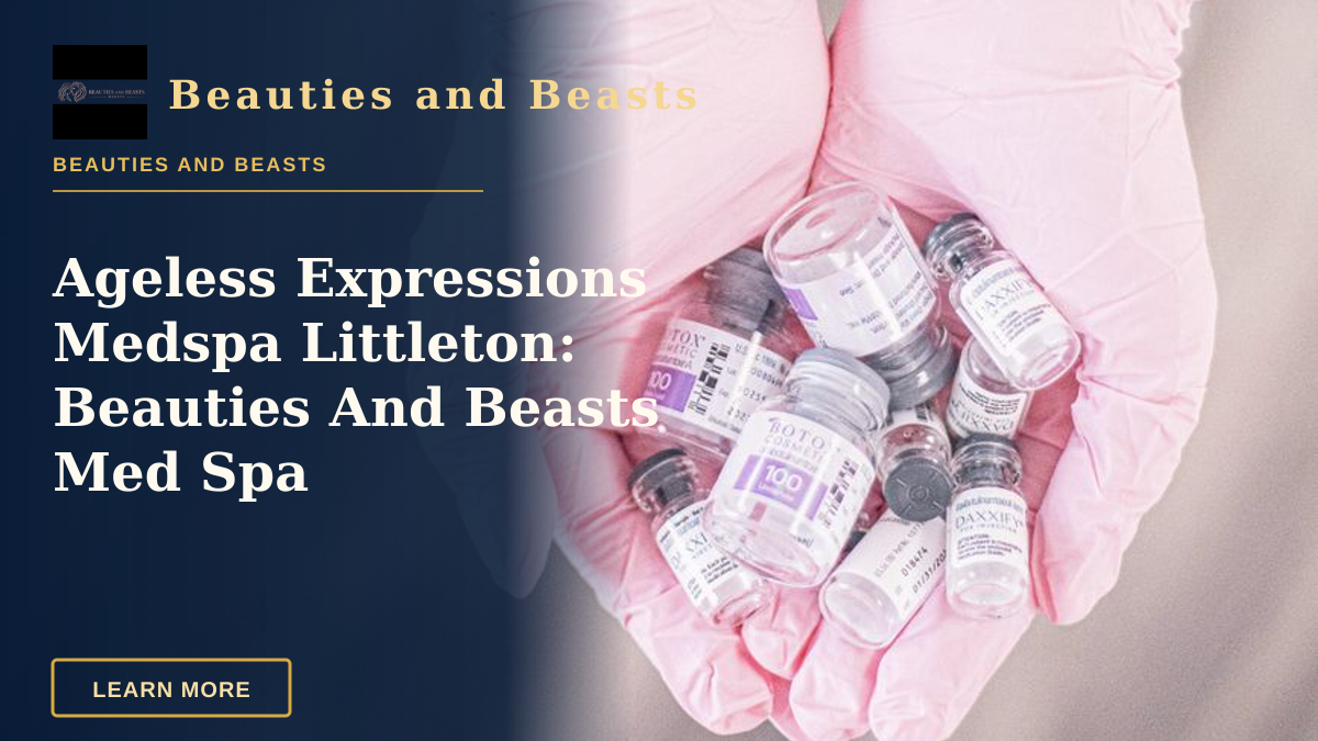 Ageless Expressions Medspa Littleton: Beauties And Beasts Med Spa — Close-up of hands in pink gloves holding cosmetic treatment vials, symbolizing modern aesthetics.