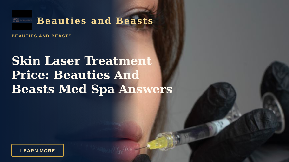 Skin Laser Treatment Price: Beauties And Beasts Med Spa Answers — Detailed image of a cosmetic lip injection being administered by a professional.