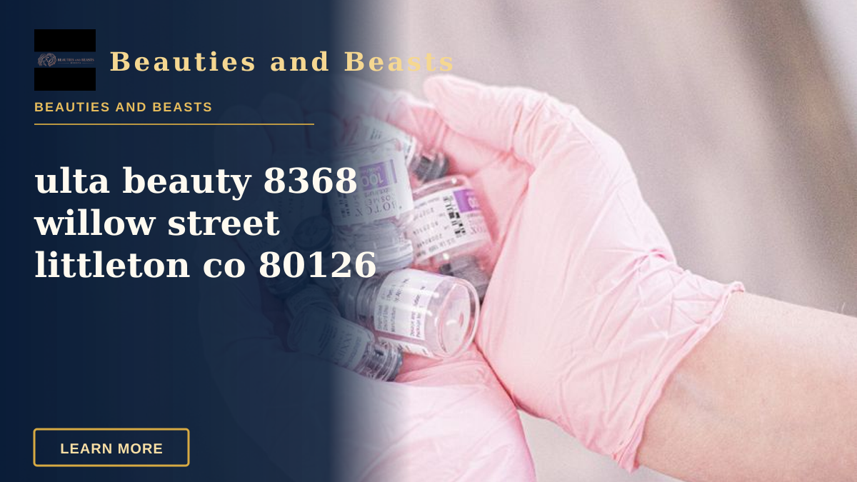 ulta beauty 8368 willow street littleton co 80126 — Aesthetic nurse wearing pink gloves holding vials of injectable treatments, symbolizing modern beauty care.