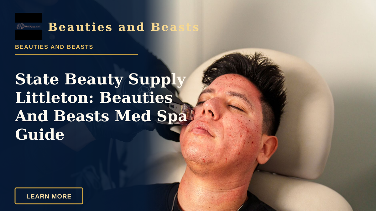 State Beauty Supply Littleton: Beauties And Beasts Med Spa Guide — Man receives Morpheus8 facial treatment in Santa Ana med spa for skincare rejuvenation.