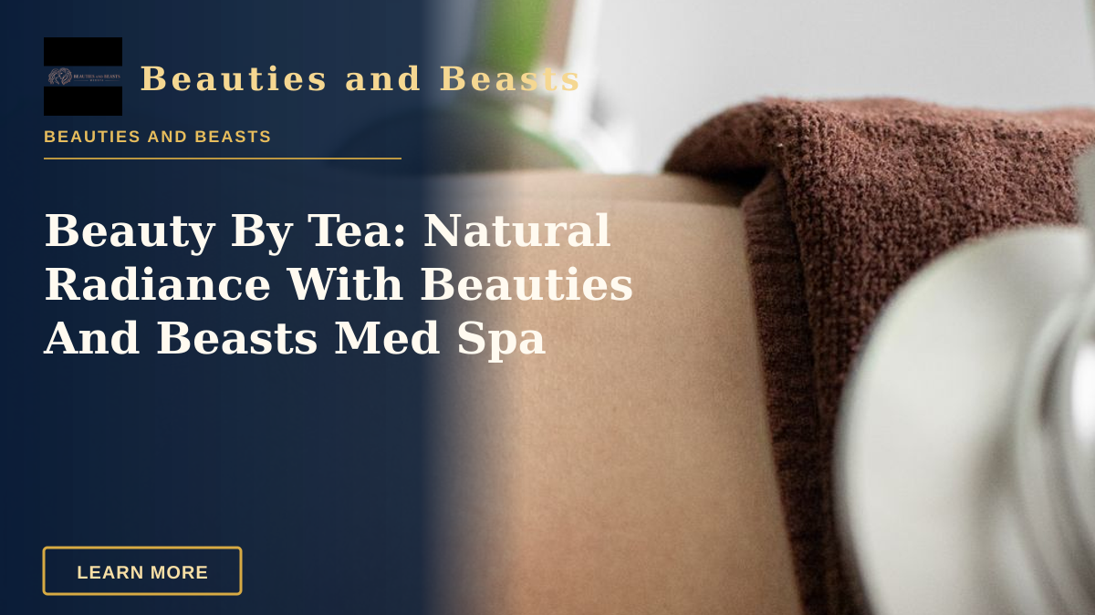 Beauty By Tea: Natural Radiance With Beauties And Beasts Med Spa — Crop anonymous client lying under lasers of modern machine during weight loss therapy in light contemporary clinic with white wall