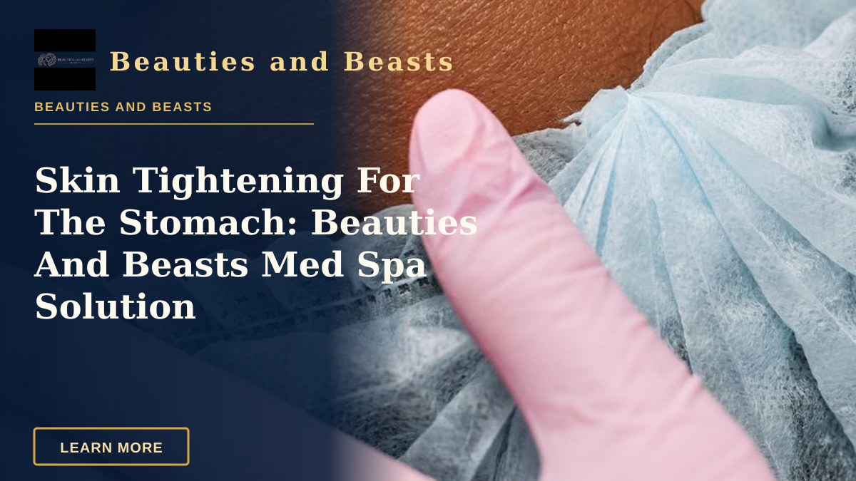 Skin Tightening For The Stomach: Beauties And Beasts Med Spa Solution — Close-up image of a cosmetic procedure showing a needle injecting into a forehead.