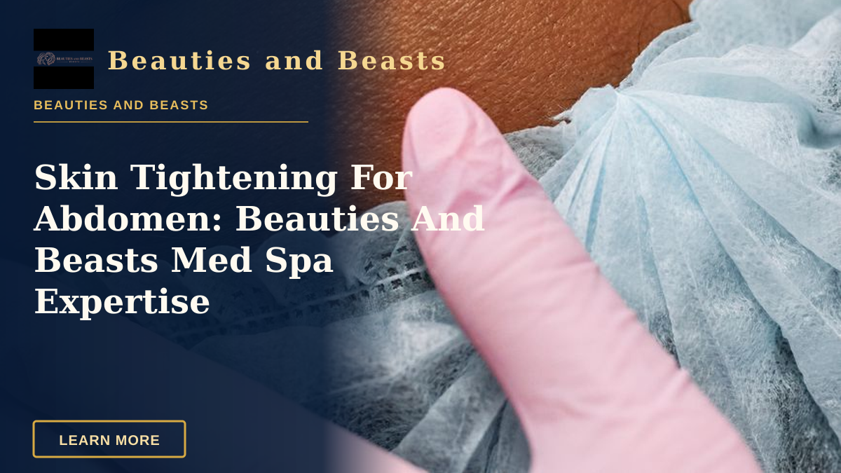 Skin Tightening For Abdomen: Beauties And Beasts Med Spa Expertise — Close-up image of a cosmetic procedure showing a needle injecting into a forehead.