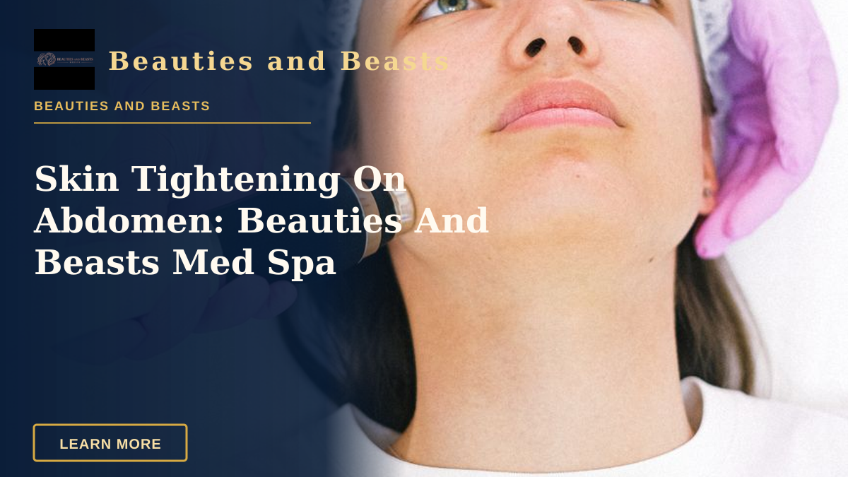 Skin Tightening On Abdomen: Beauties And Beasts Med Spa — Woman receiving laser skincare treatment at a clinic.