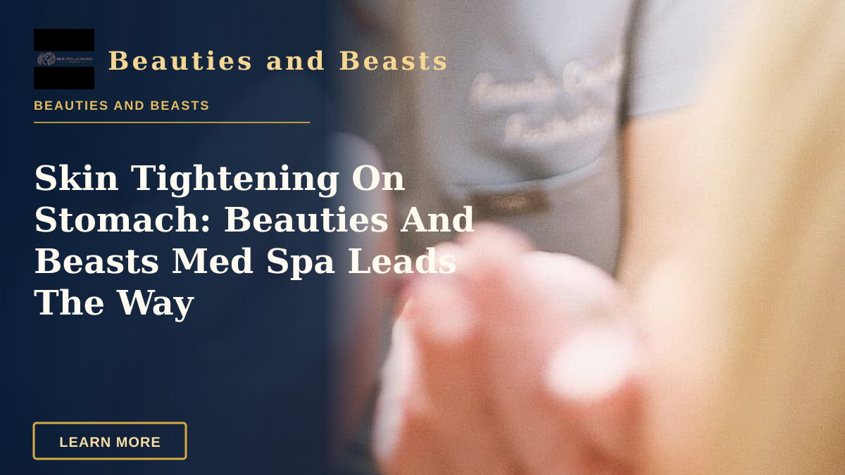 Skin Tightening On Stomach: Beauties And Beasts Med Spa Leads The Way — Aesthetic nurse administering a cosmetic injection in a modern beauty clinic.