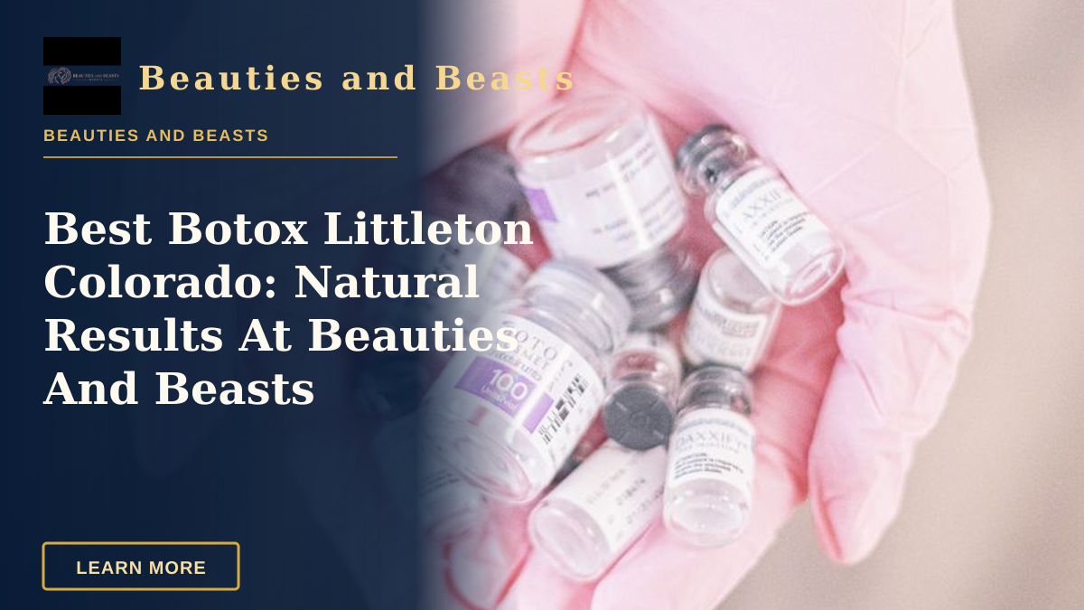 Best Botox Littleton Colorado: Natural Results At Beauties And Beasts — Close-up of pink gloved hands holding cosmetic treatment vials, symbolizing modern skincare.