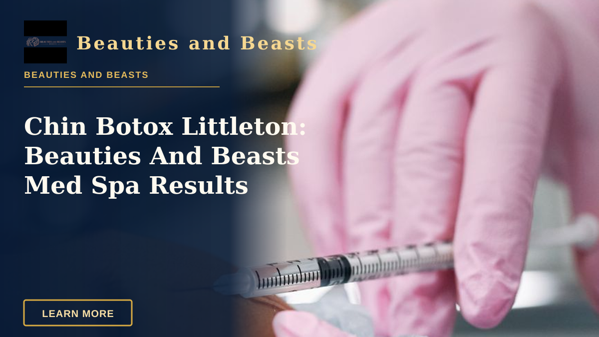 Chin Botox Littleton: Beauties And Beasts Med Spa Results — Detailed view of a cosmetic injection procedure being performed in a clinical setting.