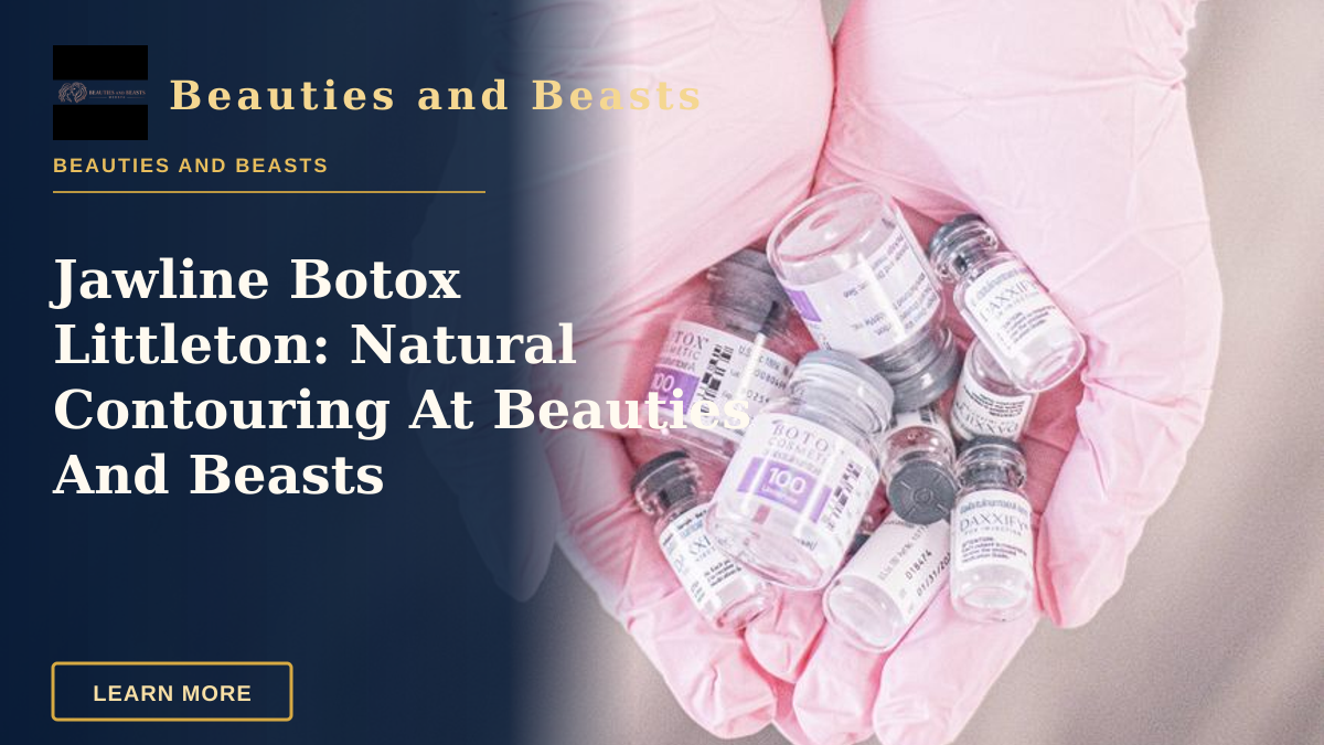Jawline Botox Littleton: Natural Contouring At Beauties And Beasts — Close-up of hands in pink gloves holding cosmetic treatment vials, symbolizing modern aesthetics.