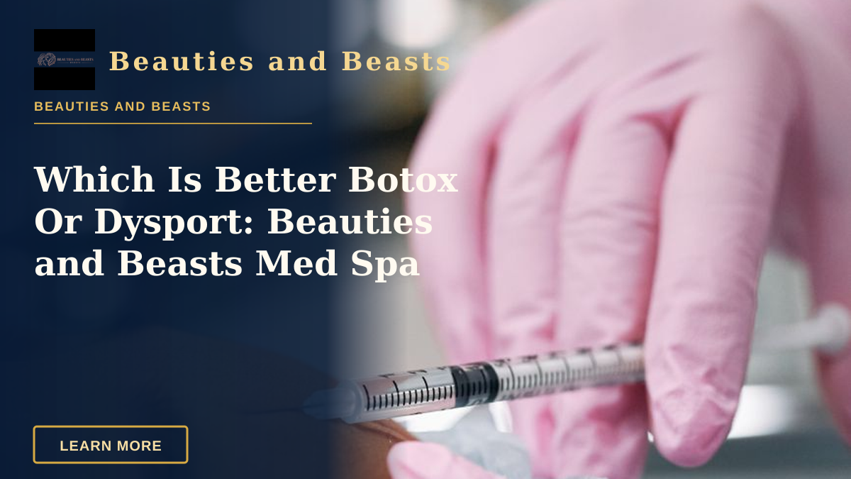 Which Is Better Botox Or Dysport: Beauties and Beasts Med Spa — Detailed view of a cosmetic injection procedure being performed in a clinical setting.