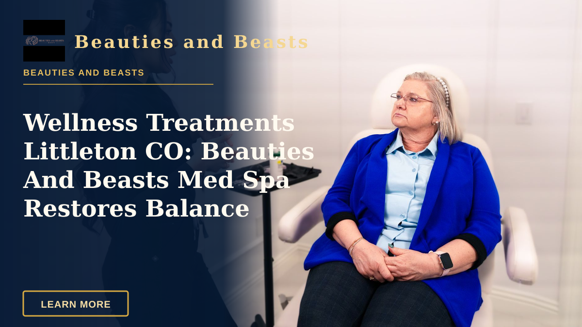 Wellness Treatments Littleton CO: Beauties And Beasts Med Spa Restores Balance — Female professional consulting with senior client in a Santa Ana med spa.