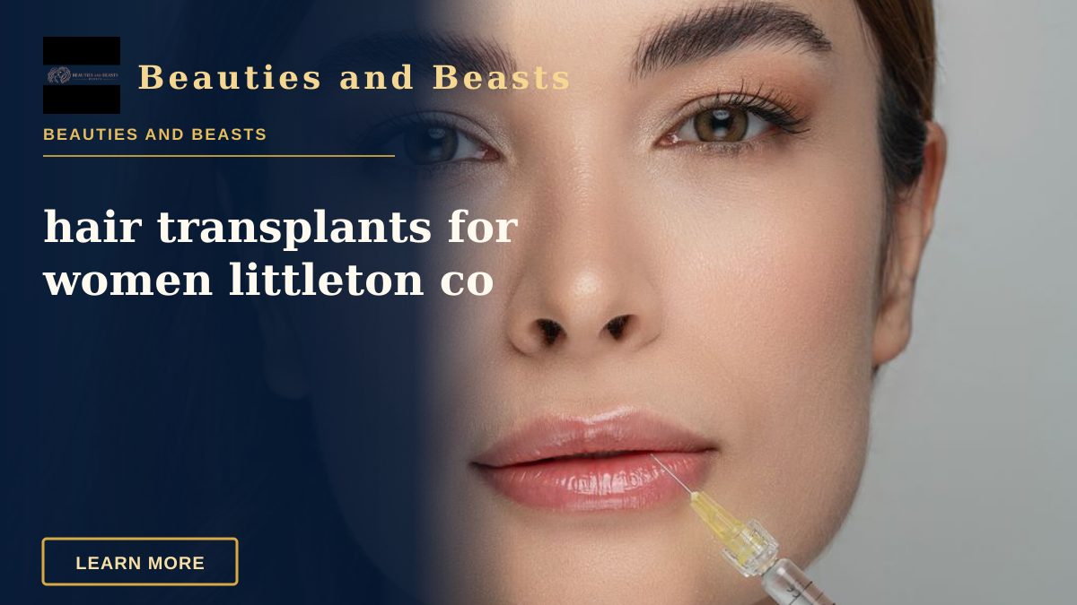 hair transplants for women littleton co — Woman receiving a cosmetic lip injection by a professional in a clinical setting.