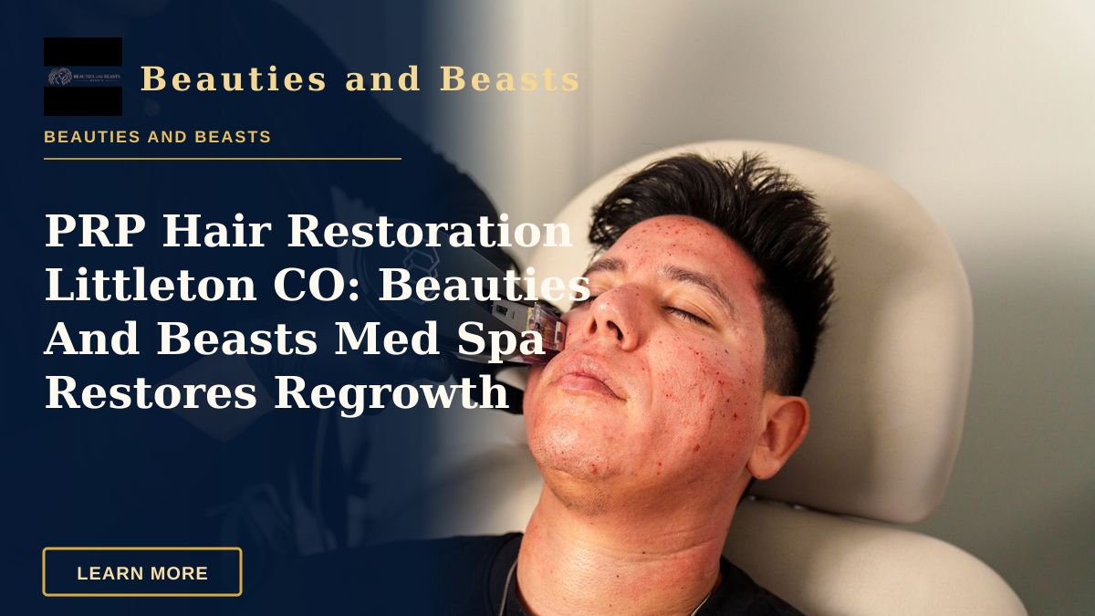 PRP Hair Restoration Littleton CO: Beauties And Beasts Med Spa Restores Regrowth — Man receives Morpheus8 facial treatment in Santa Ana med spa for skincare rejuvenation.