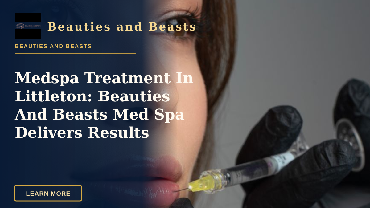 Medspa Treatment In Littleton: Beauties And Beasts Med Spa Delivers Results — Detailed image of a cosmetic lip injection being administered by a professional.