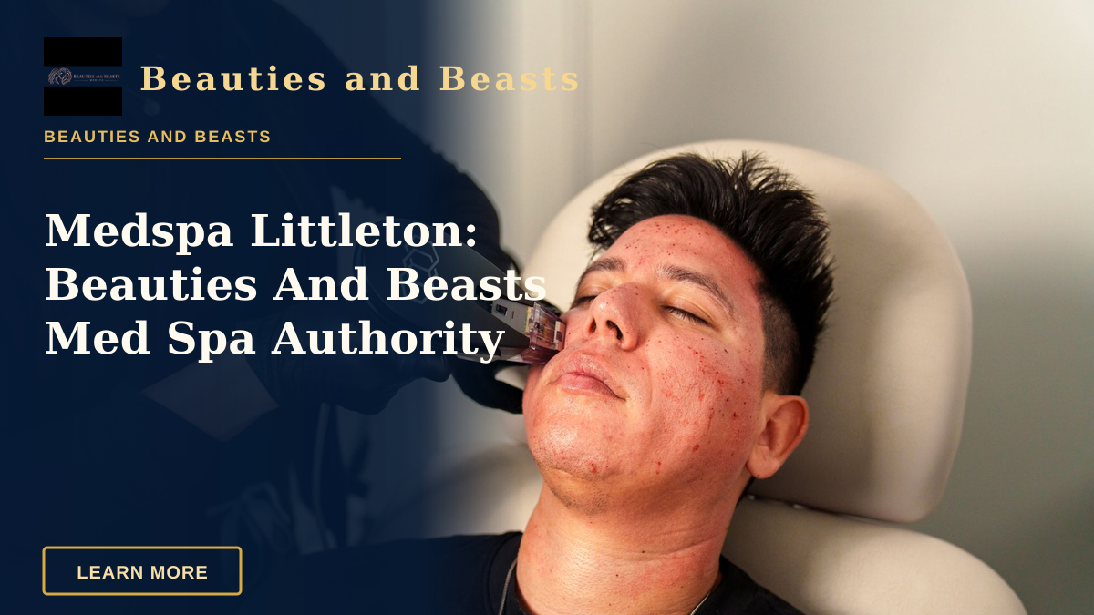 Medspa Littleton: Beauties And Beasts Med Spa Authority — Man receives Morpheus8 facial treatment in Santa Ana med spa for skincare rejuvenation.