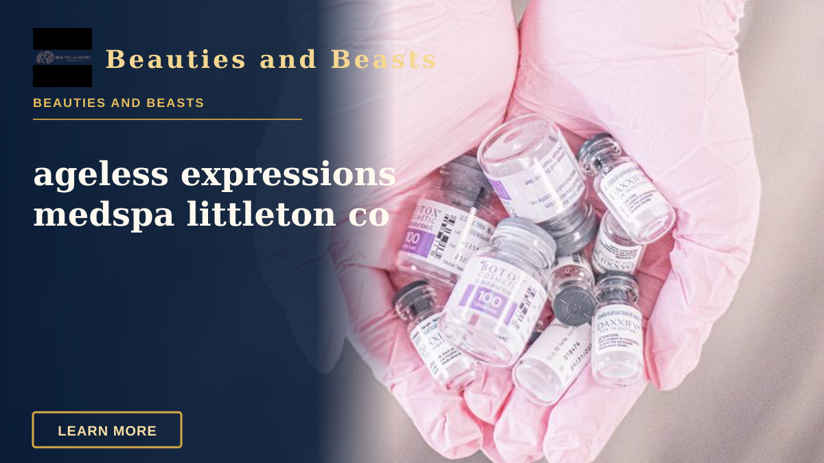 ageless expressions medspa littleton co — Close-up of hands in pink gloves holding cosmetic treatment vials, symbolizing modern aesthetics.