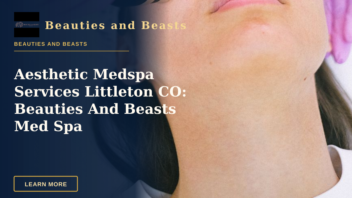 Aesthetic Medspa Services Littleton CO: Beauties And Beasts Med Spa — Close-up of a woman receiving a laser facial treatment by an aesthetician with protective gloves.