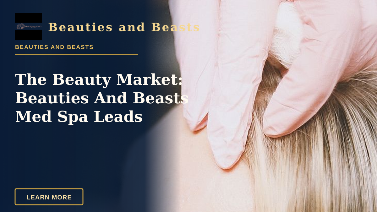 The Beauty Market: Beauties And Beasts Med Spa Leads — Close-up of a cosmetic injection procedure in a modern spa setting, enhancing beauty and wellness.