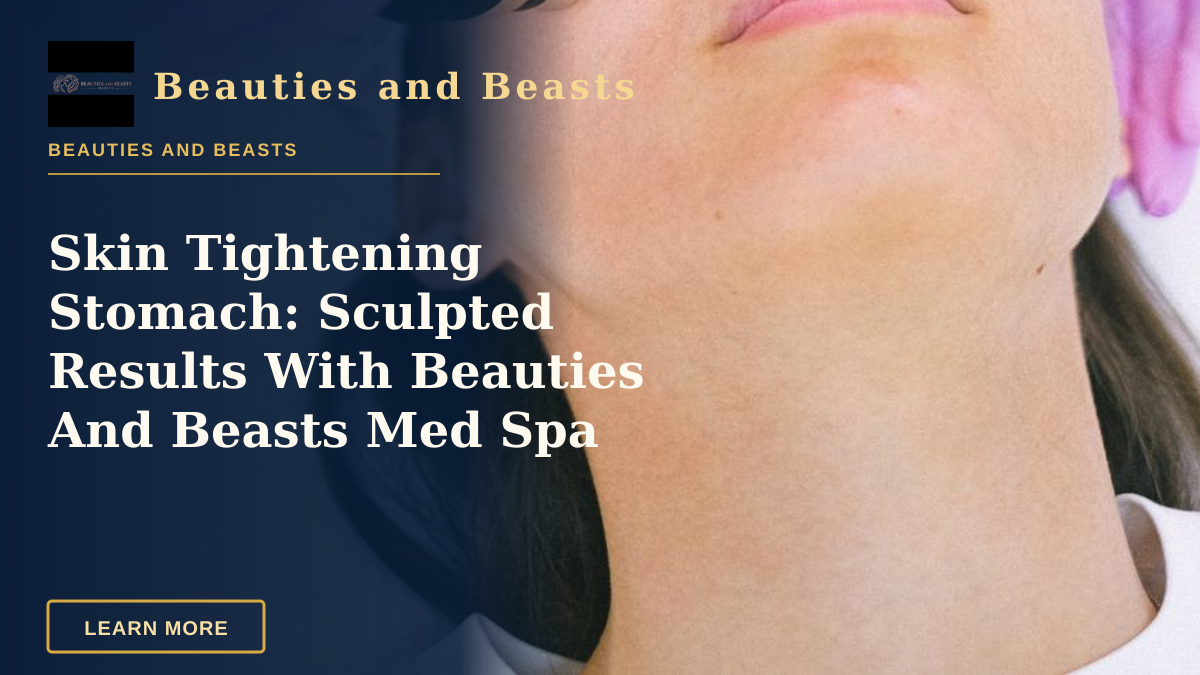 Skin Tightening Stomach: Sculpted Results With Beauties And Beasts Med Spa — Close-up of a woman receiving a laser facial treatment by an aesthetician with protective gloves.