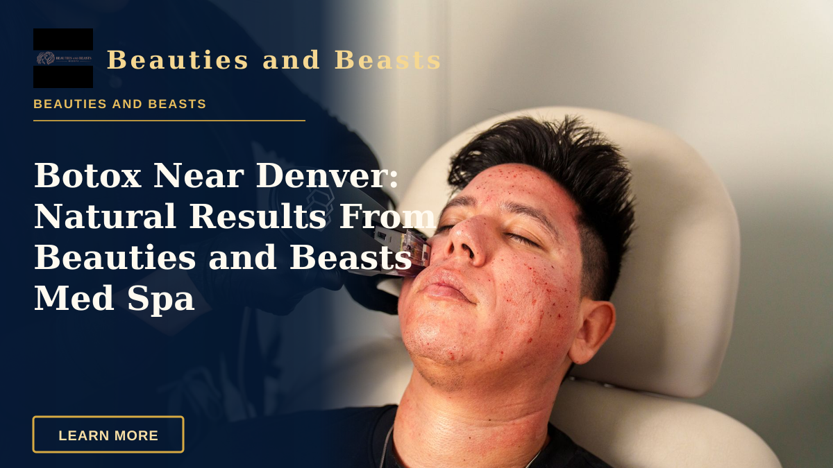 Botox Near Denver: Natural Results From Beauties and Beasts Med Spa — Man receives Morpheus8 facial treatment in Santa Ana med spa for skincare rejuvenation.