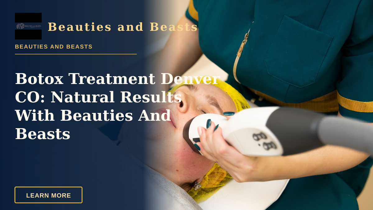 Botox Treatment Denver CO: Natural Results With Beauties And Beasts — Close-up of a woman receiving a modern facial treatment in a beauty clinic.