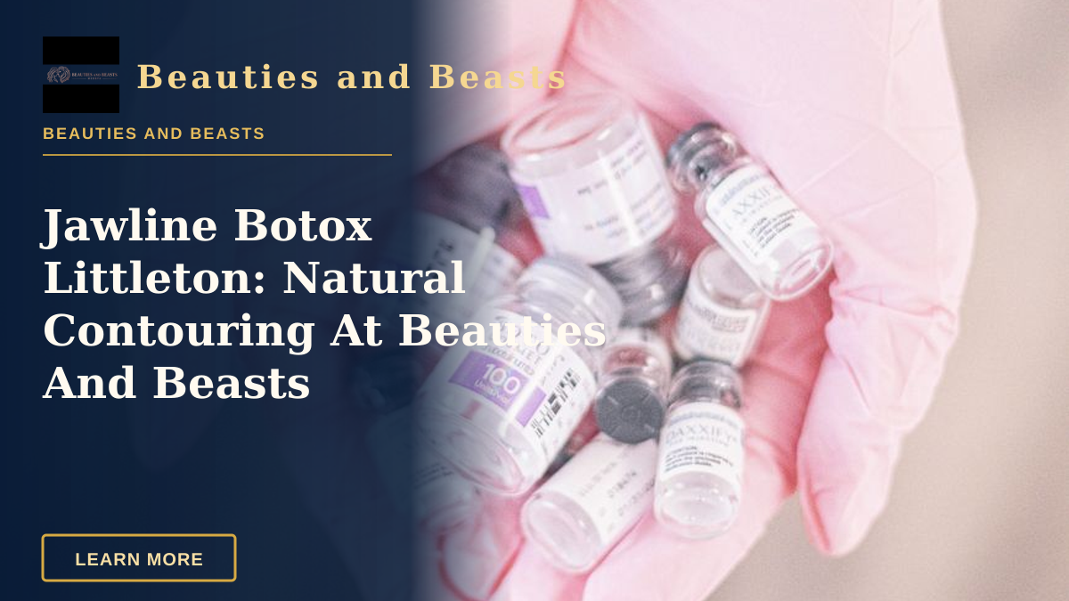 Jawline Botox Littleton: Natural Contouring At Beauties And Beasts — Close-up of pink gloved hands holding cosmetic treatment vials, symbolizing modern skincare.