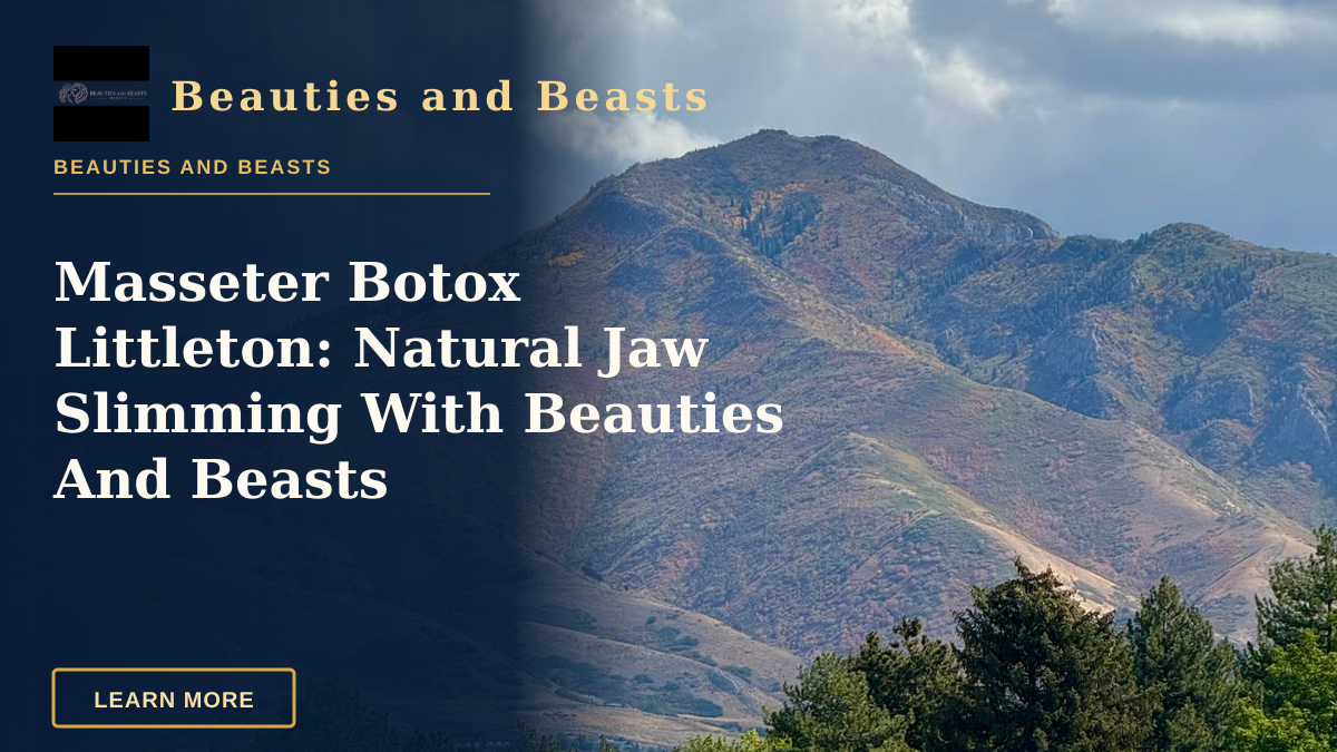 Masseter Botox Littleton: Natural Jaw Slimming With Beauties And Beasts — Beautiful mountain landscape with lake and park in Utah during fall.