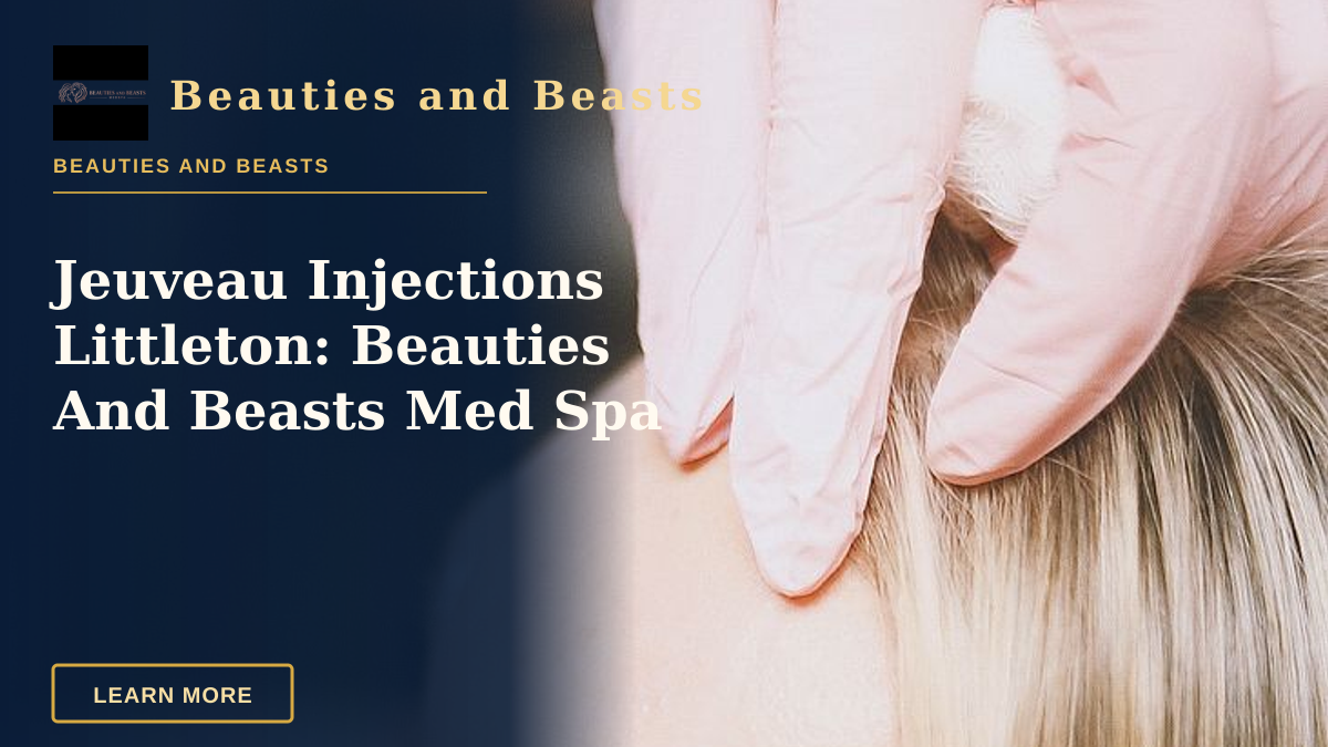 Jeuveau Injections Littleton: Beauties And Beasts Med Spa — Close-up of a cosmetic injection procedure in a modern spa setting, enhancing beauty and wellness.