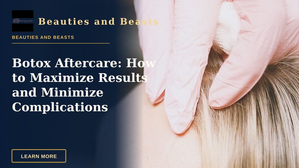 Botox Aftercare: How to Maximize Results and Minimize Complications — Close-up of a cosmetic injection procedure in a modern spa setting, enhancing beauty and wellness.