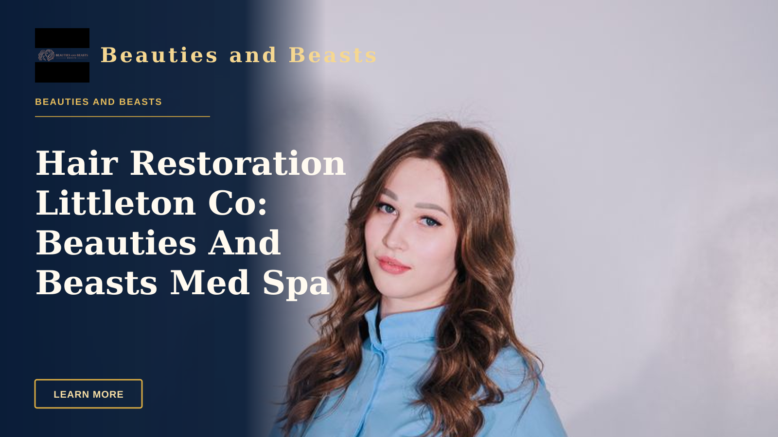 Hair Restoration Littleton Co: Beauties And Beasts Med Spa — Portrait of a young female medical professional standing confidently in uniform indoors.