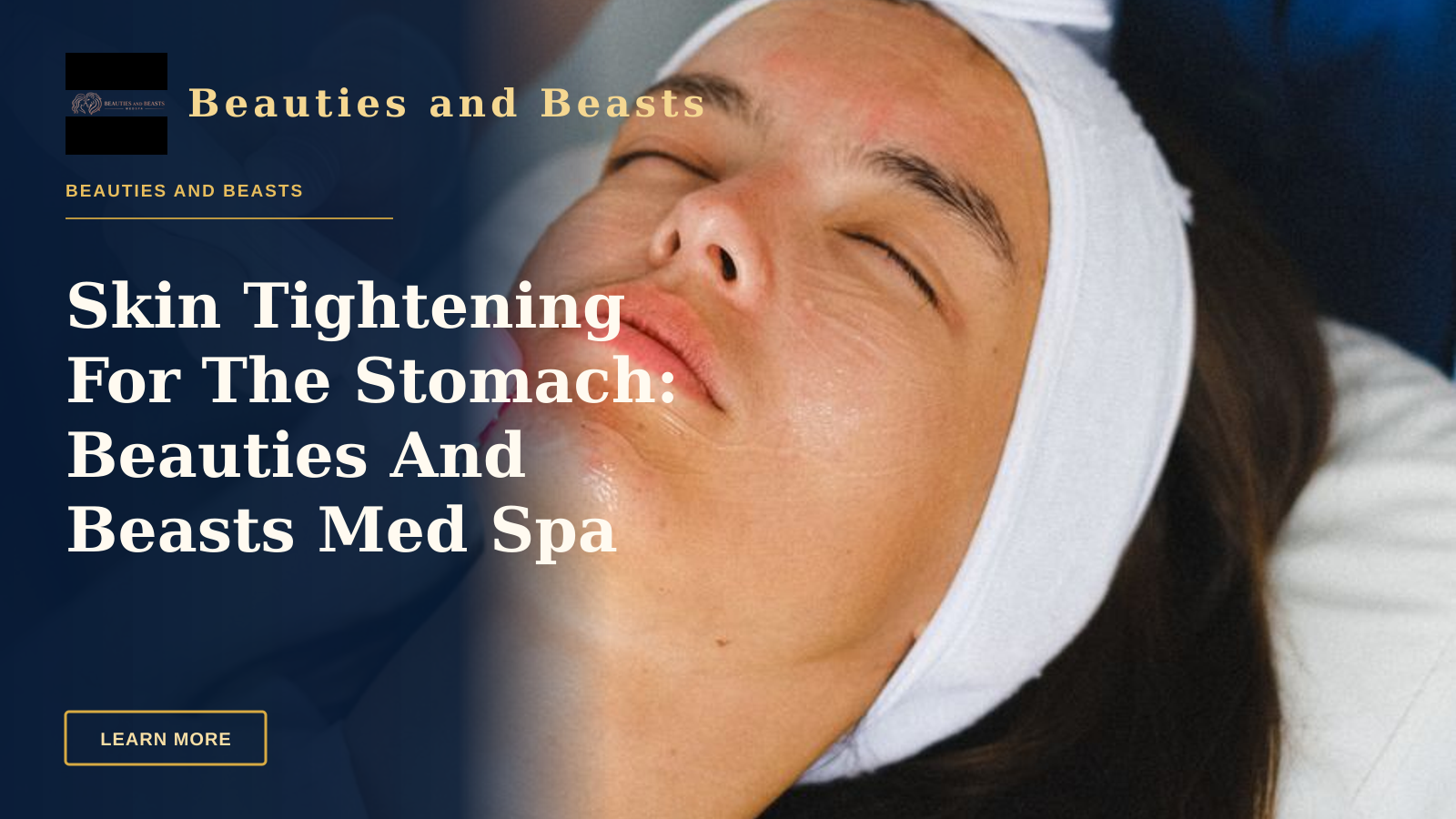 Skin Tightening For The Stomach: Beauties And Beasts Med Spa Solution — High angle of crop female cosmetician with modern professional tool treating face of woman during cosmetic procedure