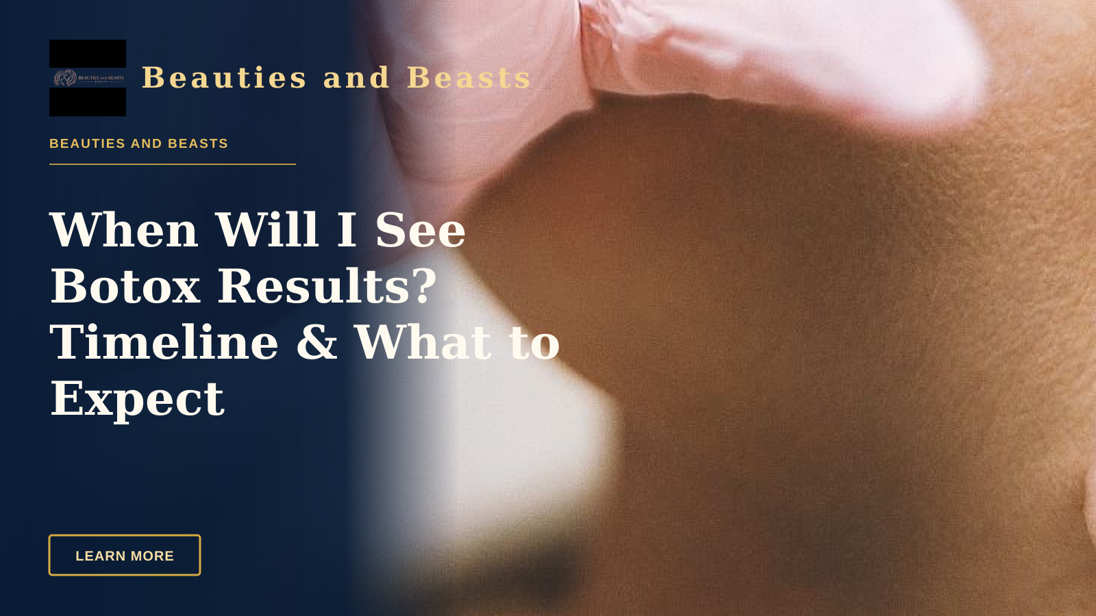 When Will I See Botox Results? Timeline & What to Expect