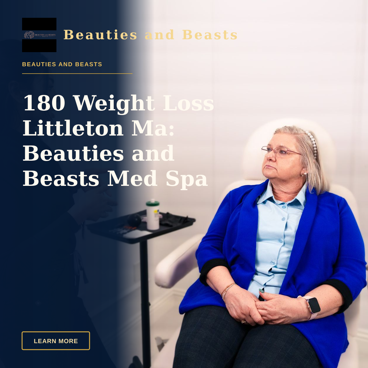 180 Weight Loss Littleton Ma: Beauties and Beasts Med Spa Leads — Female professional consulting with senior client in a Santa Ana med spa.