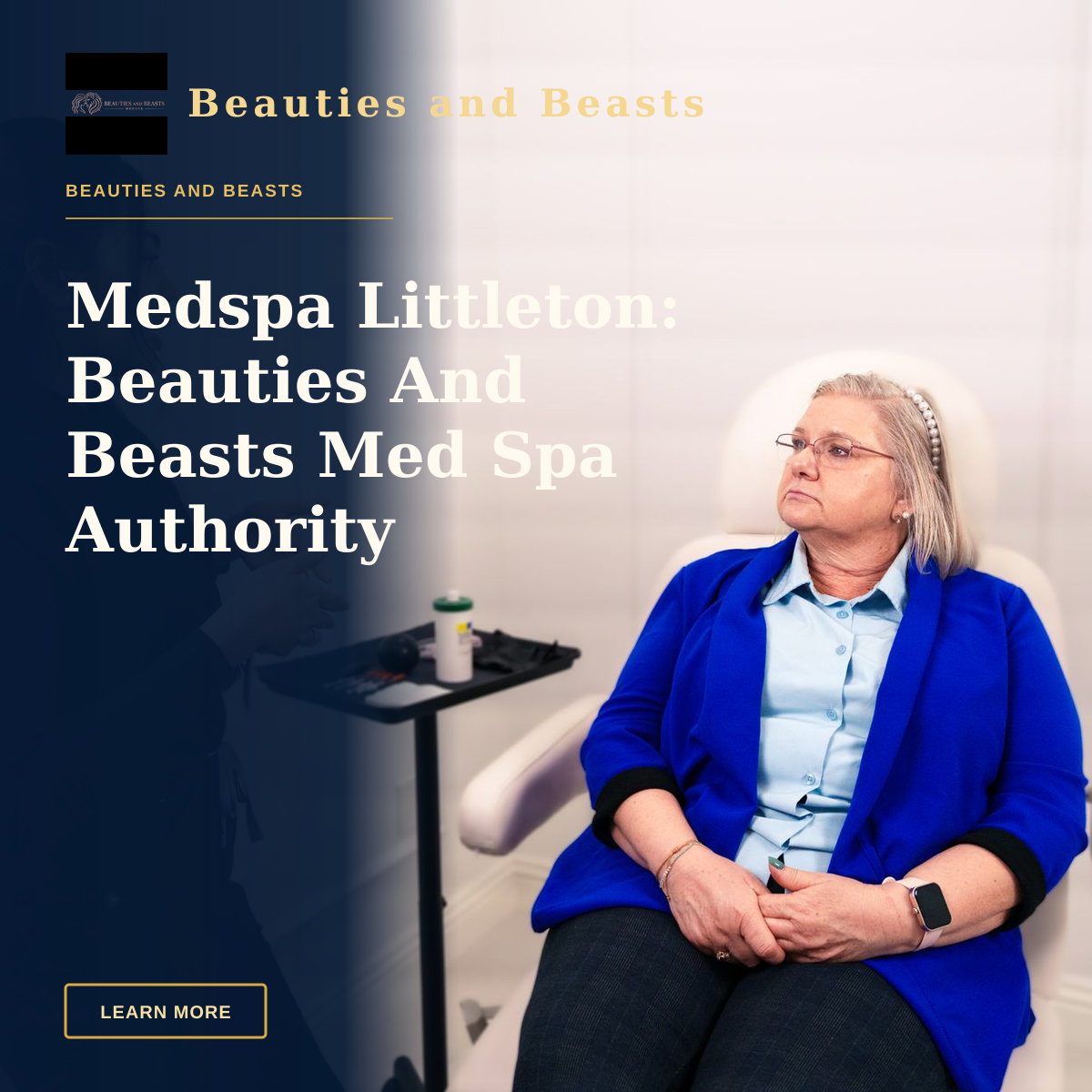 Medspa Littleton: Beauties And Beasts Med Spa Authority — Female professional consulting with senior client in a Santa Ana med spa.