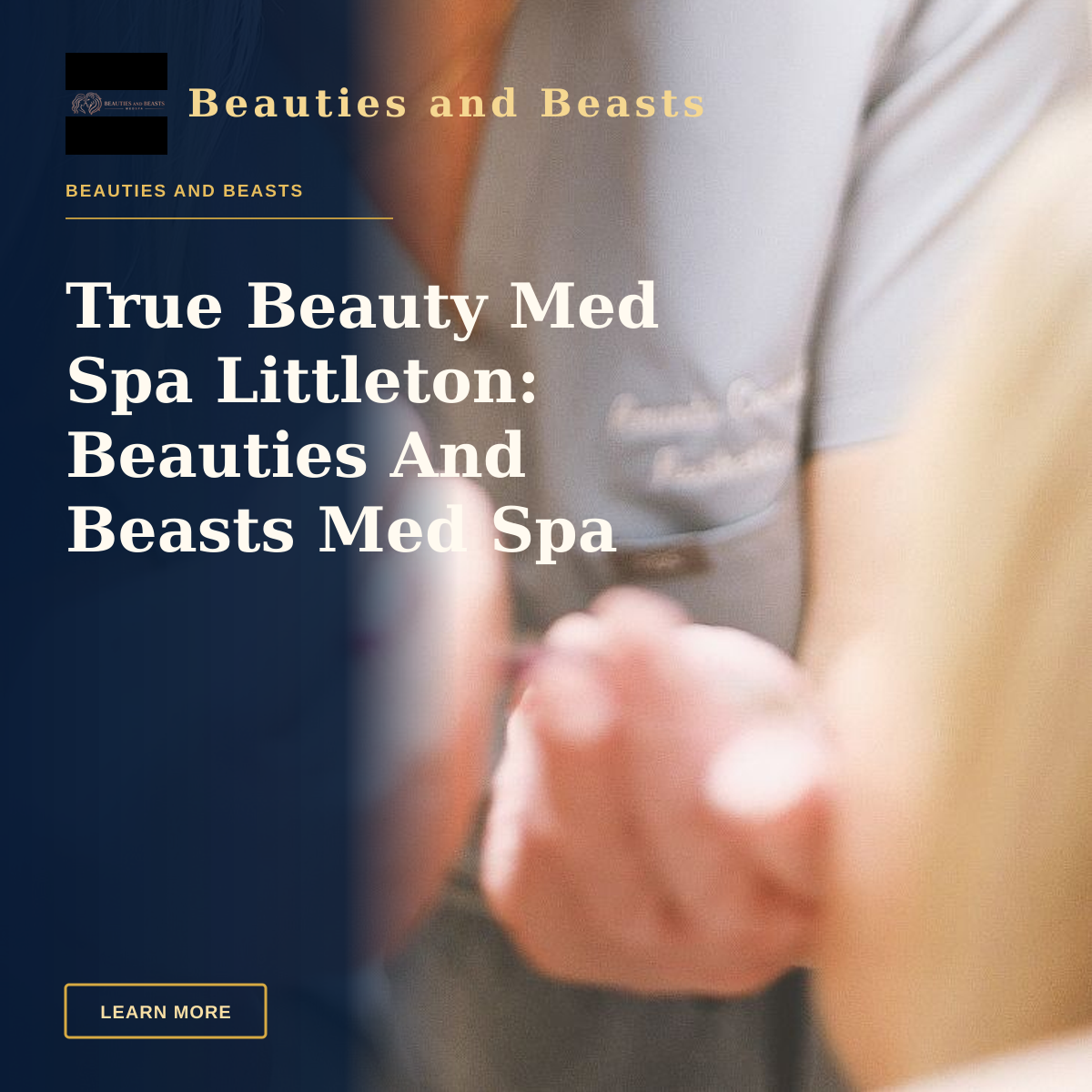 True Beauty Med Spa Littleton: Beauties And Beasts Med Spa — Aesthetic nurse administering a cosmetic injection in a modern beauty clinic.
