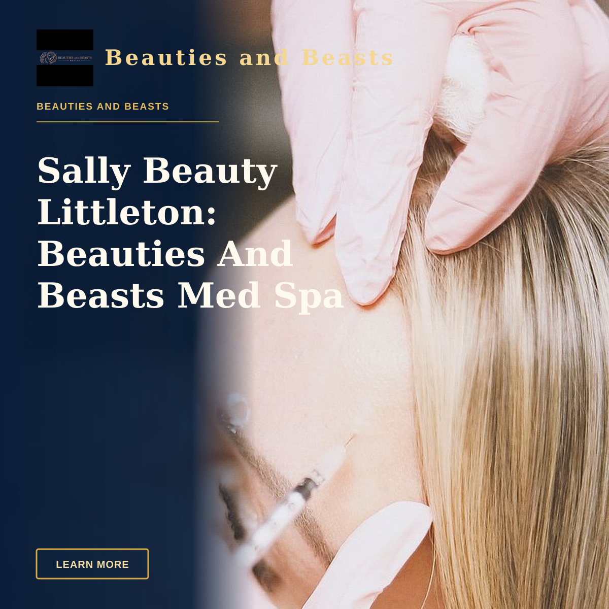 Sally Beauty Littleton: Beauties And Beasts Med Spa Leads — Close-up of a cosmetic injection procedure in a modern spa setting, enhancing beauty and wellness.