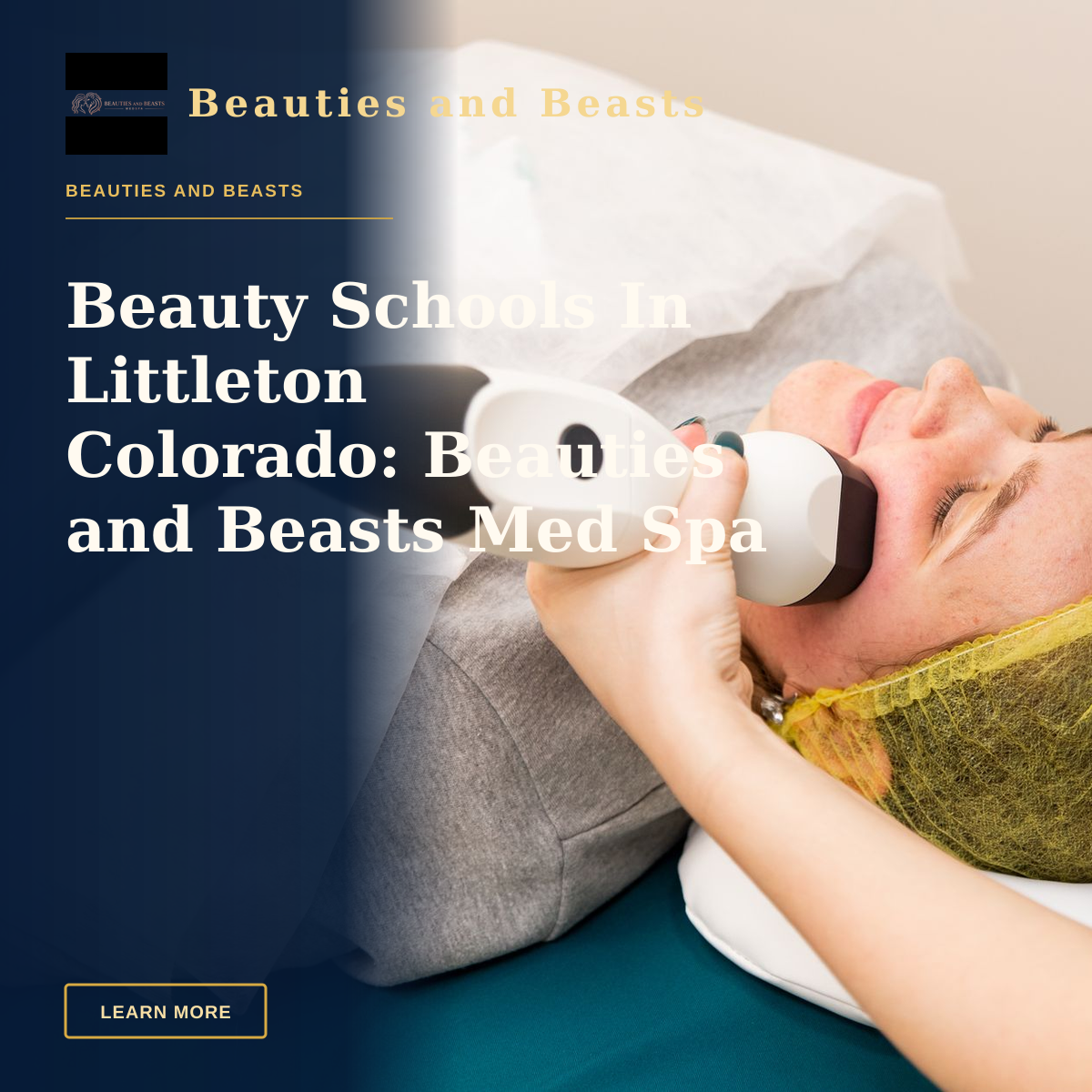 Beauty Schools In Littleton Colorado: Beauties and Beasts Med Spa — A woman receiving professional facial treatment at a clinic, highlighting beauty and technology.