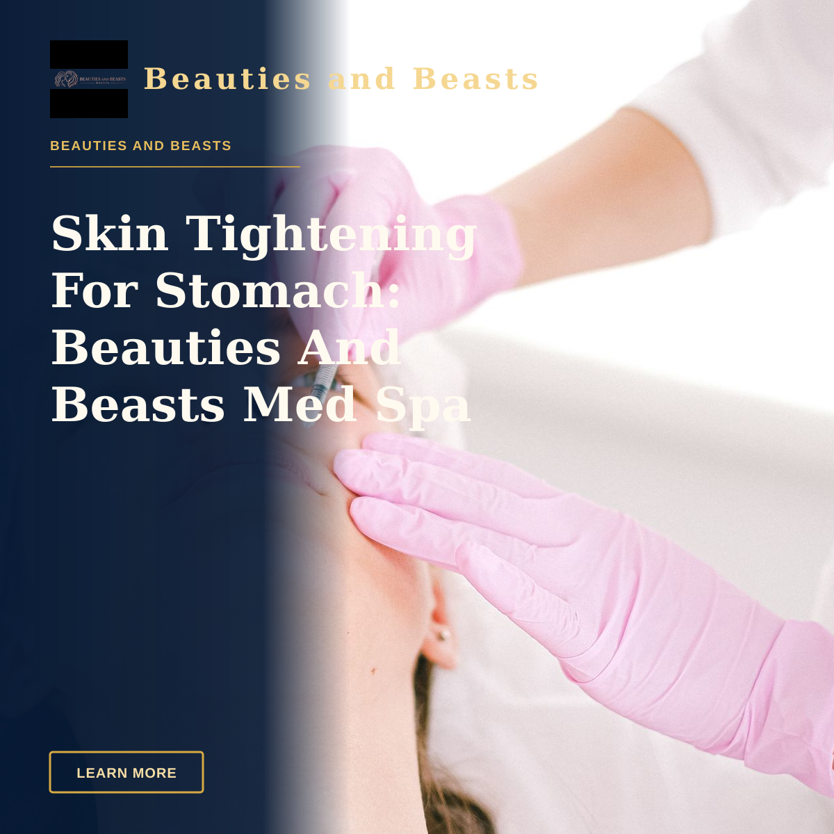 Skin Tightening For Stomach: Beauties And Beasts Med Spa — Woman receiving a facial cosmetic injection in a professional clinic setting.
