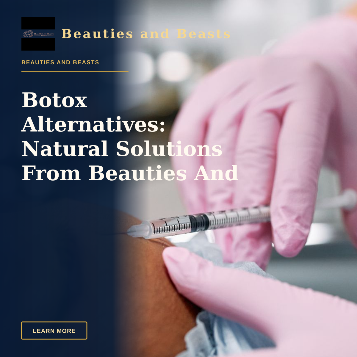 Botox Alternatives: Natural Solutions From Beauties And Beasts Med Spa — Detailed view of a cosmetic injection procedure being performed in a clinical setting.