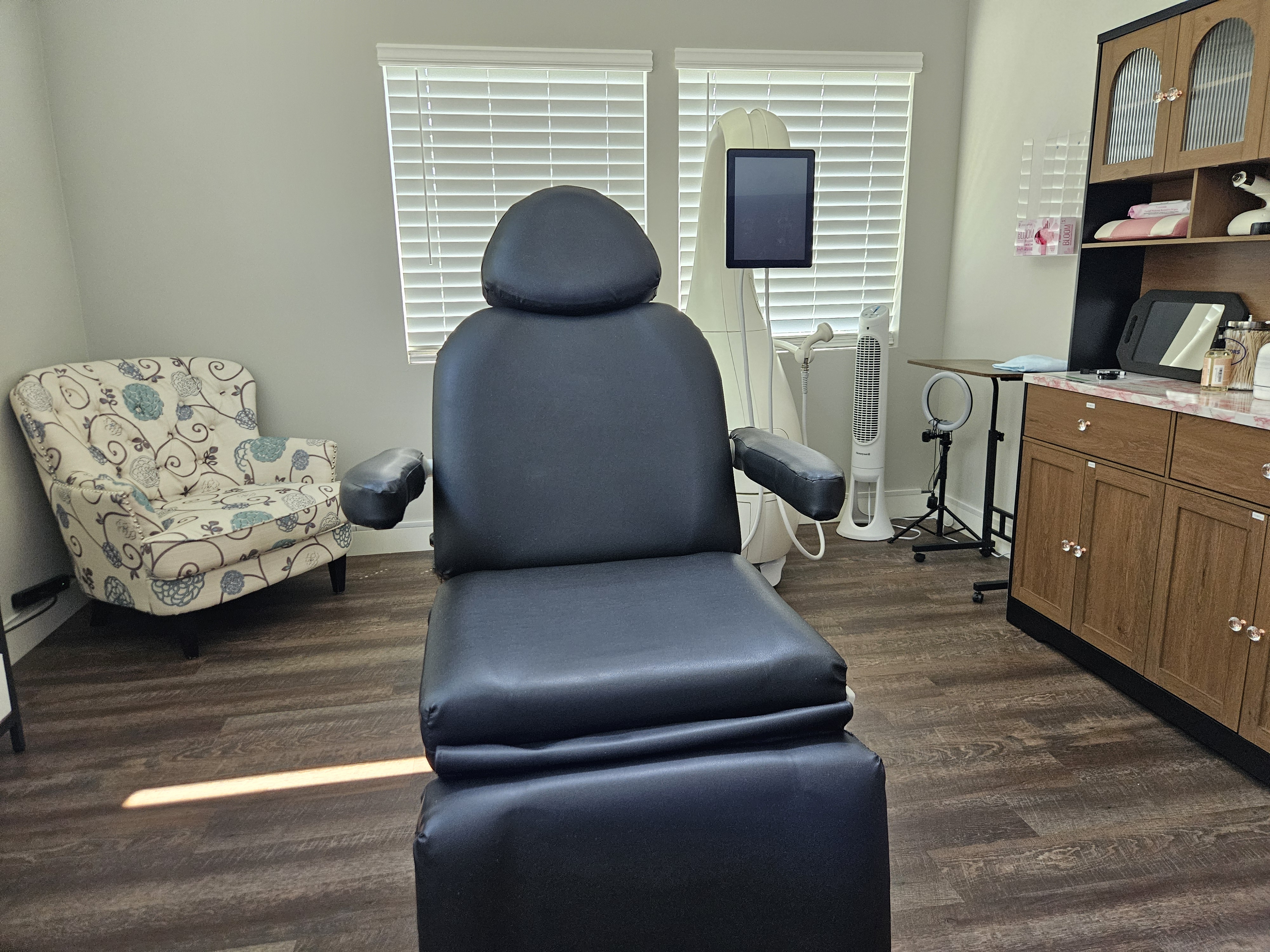 Consultation room at Beauties and Beasts Med Spa Littleton