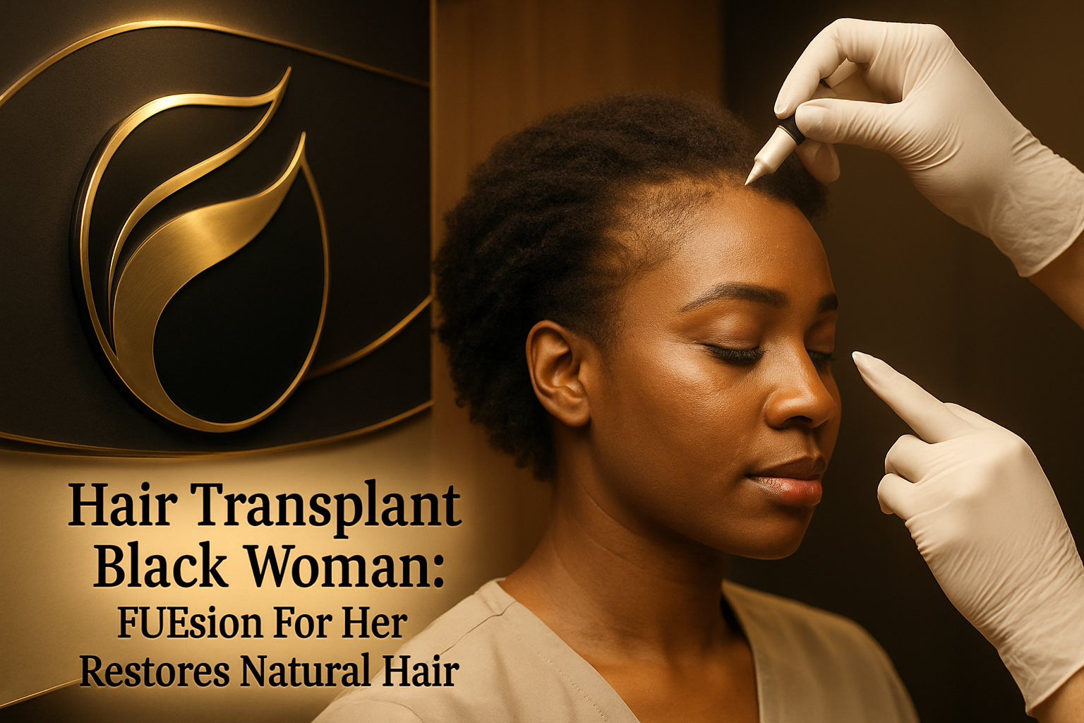 HAIR TRANSPLANT BLACK WOMAN: FUESION FOR HER RESTORES NATURAL HAIR