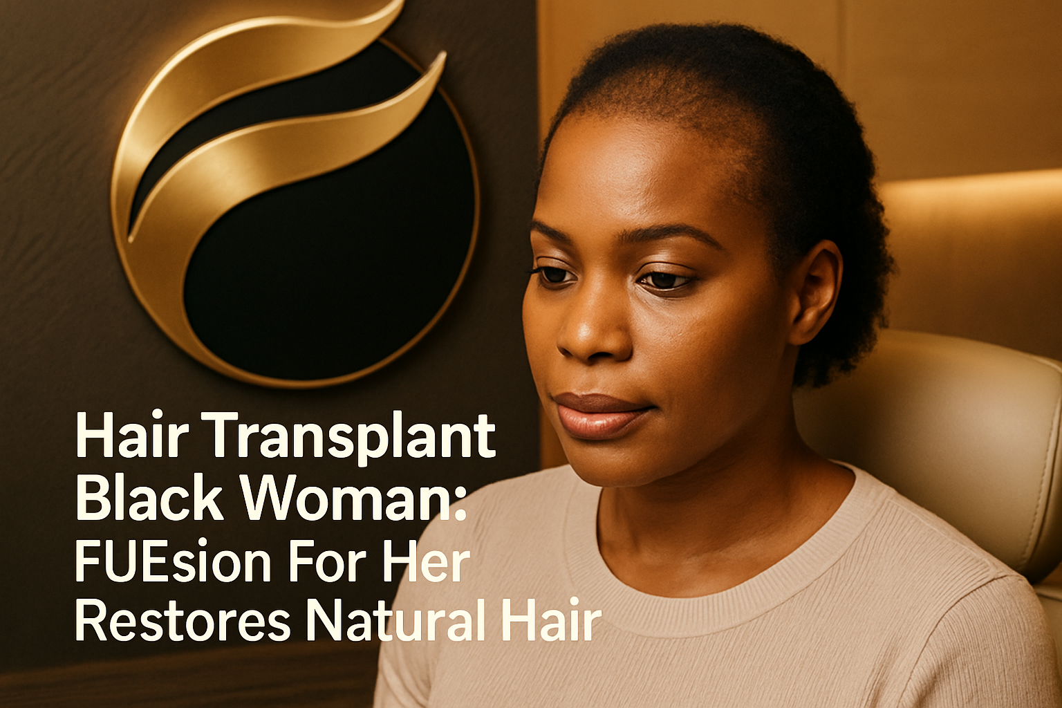 HAIR TRANSPLANT BLACK WOMAN: FUESION FOR HER RESTORES NATURAL HAIR