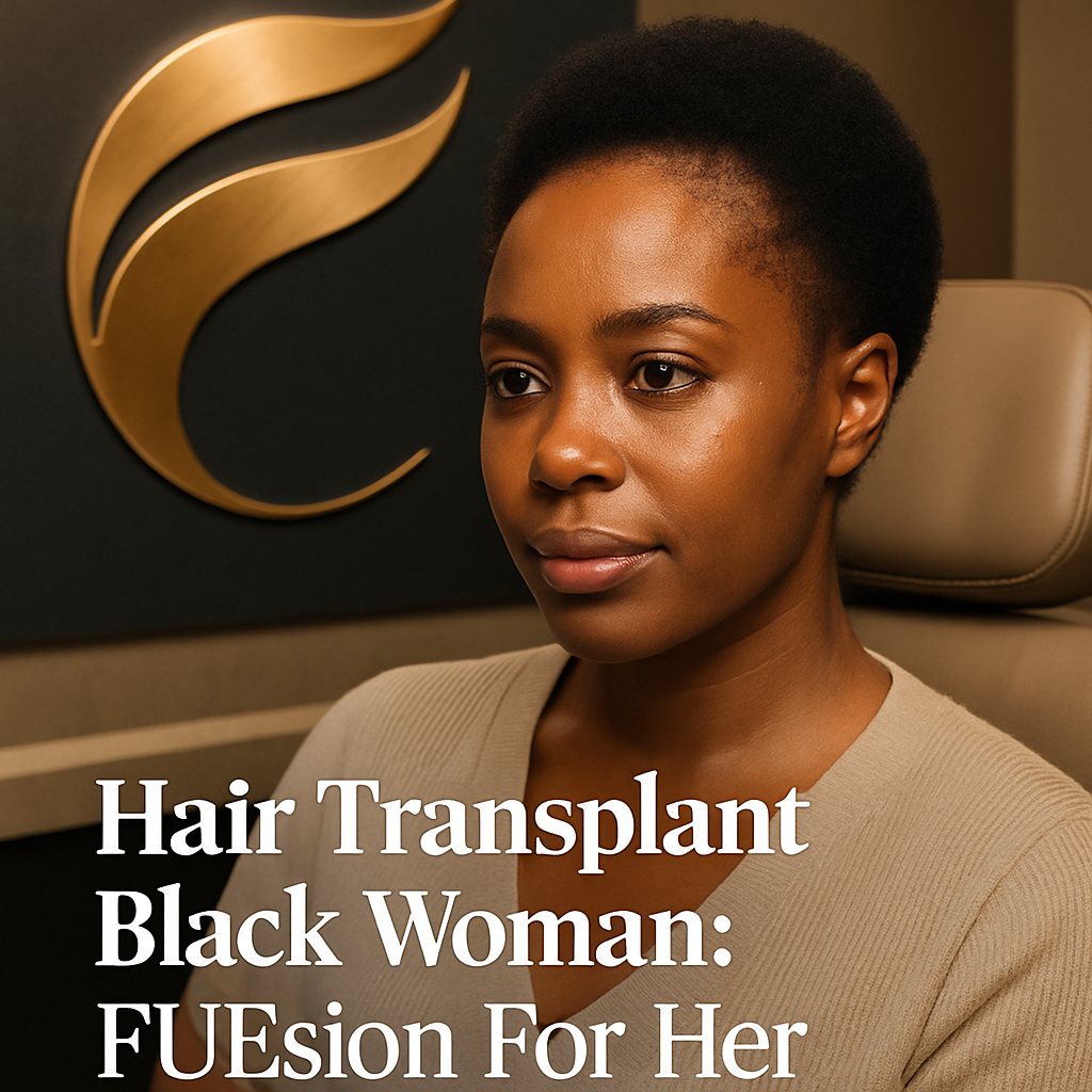HAIR TRANSPLANT BLACK WOMAN: FUESION FOR HER RESTORES NATURAL HAIR