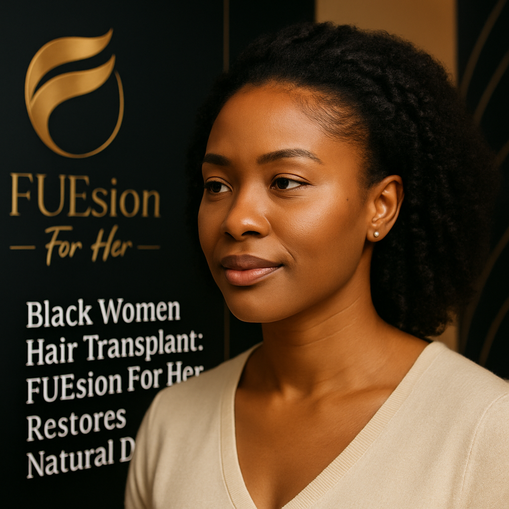 BLACK WOMEN HAIR TRANSPLANT: FUESION FOR HER LEADS WITH NATURAL RESULTS