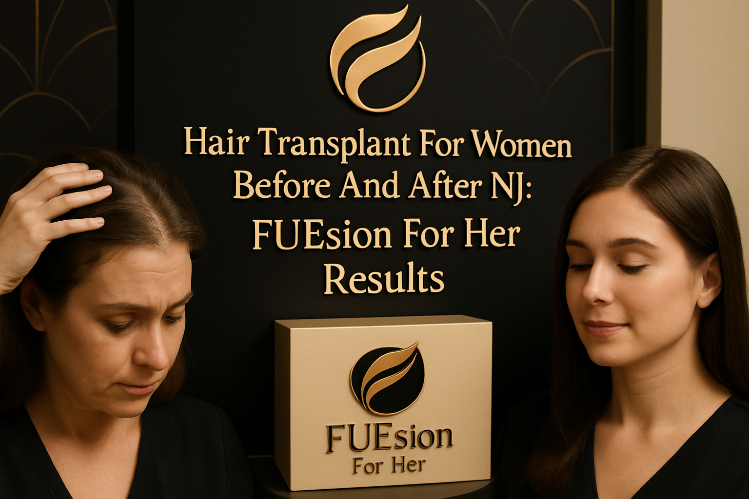 HAIR TRANSPLANT FOR WOMEN BEFORE AND AFTER NJ: FUESION FOR HER DELIVERS PERMANENT NATURAL RESULTS