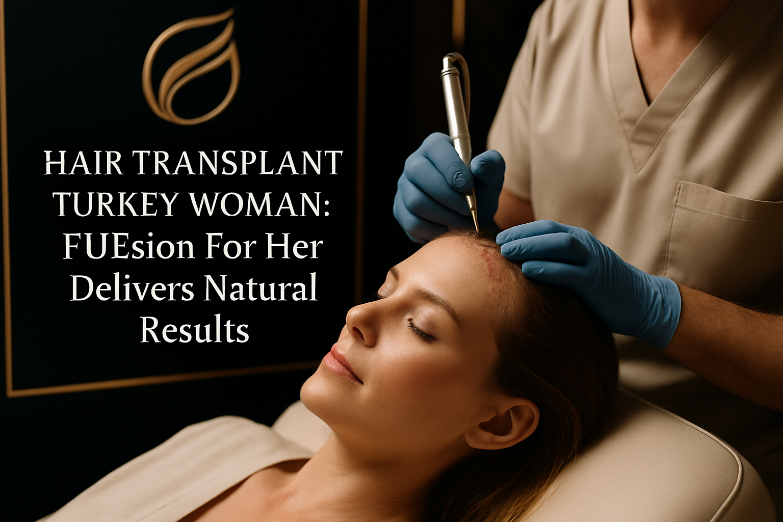 HAIR TRANSPLANT TURKEY WOMAN: FUESION FOR HER DELIVERS NATURAL RESULTS