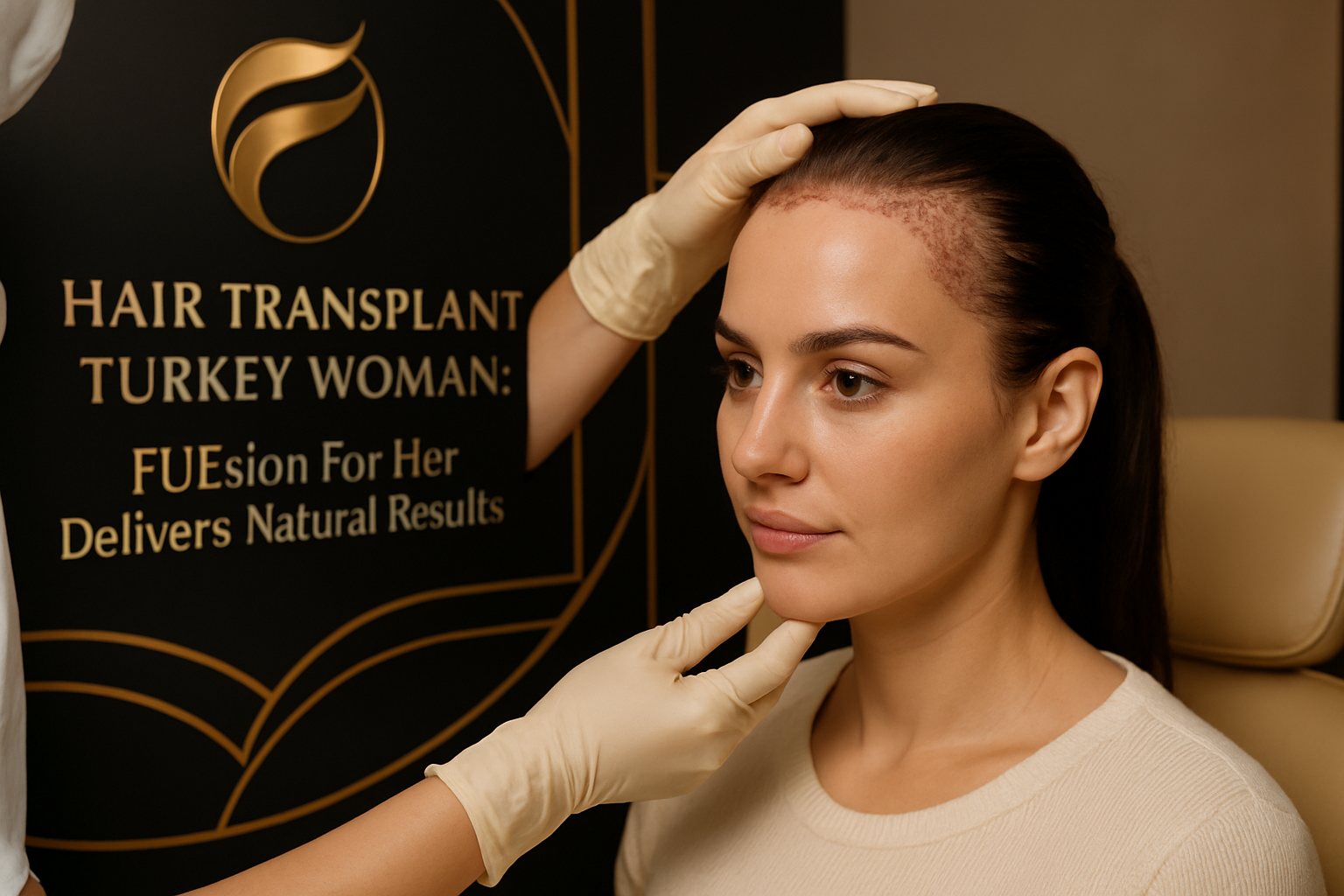 HAIR TRANSPLANT TURKEY WOMAN: FUESION FOR HER DELIVERS NATURAL RESULTS