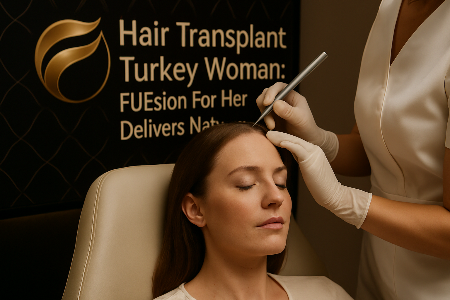 HAIR TRANSPLANT TURKEY WOMAN: FUESION FOR HER DELIVERS NATURAL RESULTS