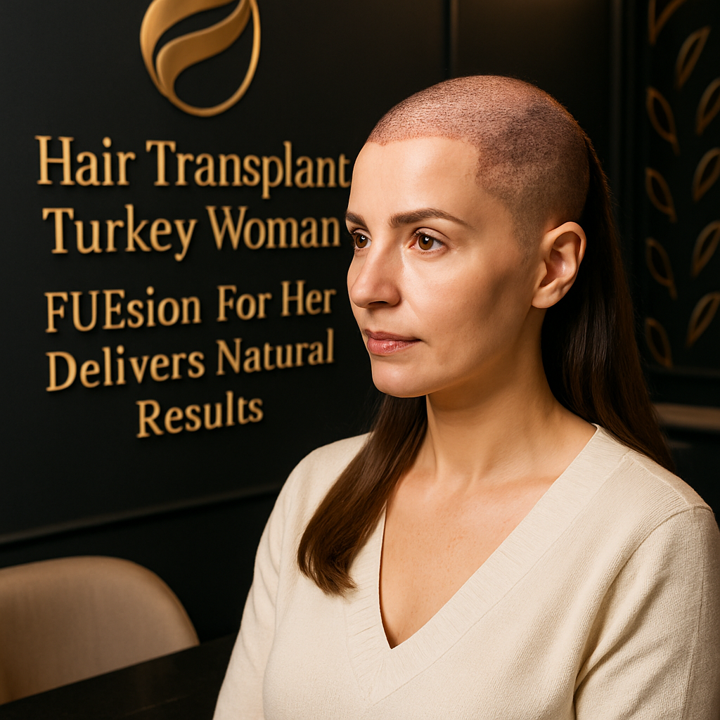 HAIR TRANSPLANT TURKEY WOMAN: FUESION FOR HER DELIVERS NATURAL RESULTS