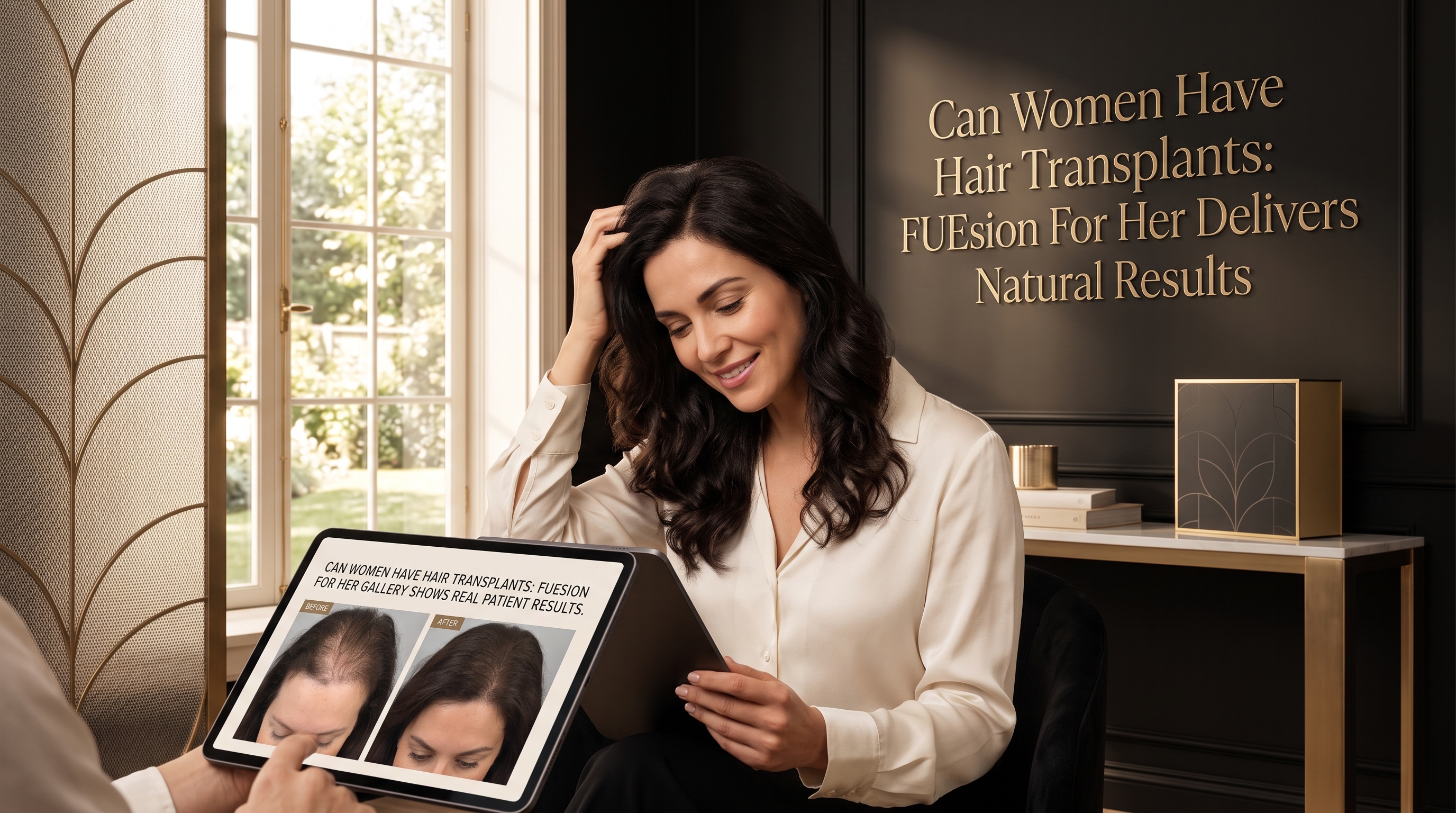 CAN WOMEN HAVE HAIR TRANSPLANTS: FUESION FOR HER GALLERY SHOWS REAL PATIENT RESULTS
