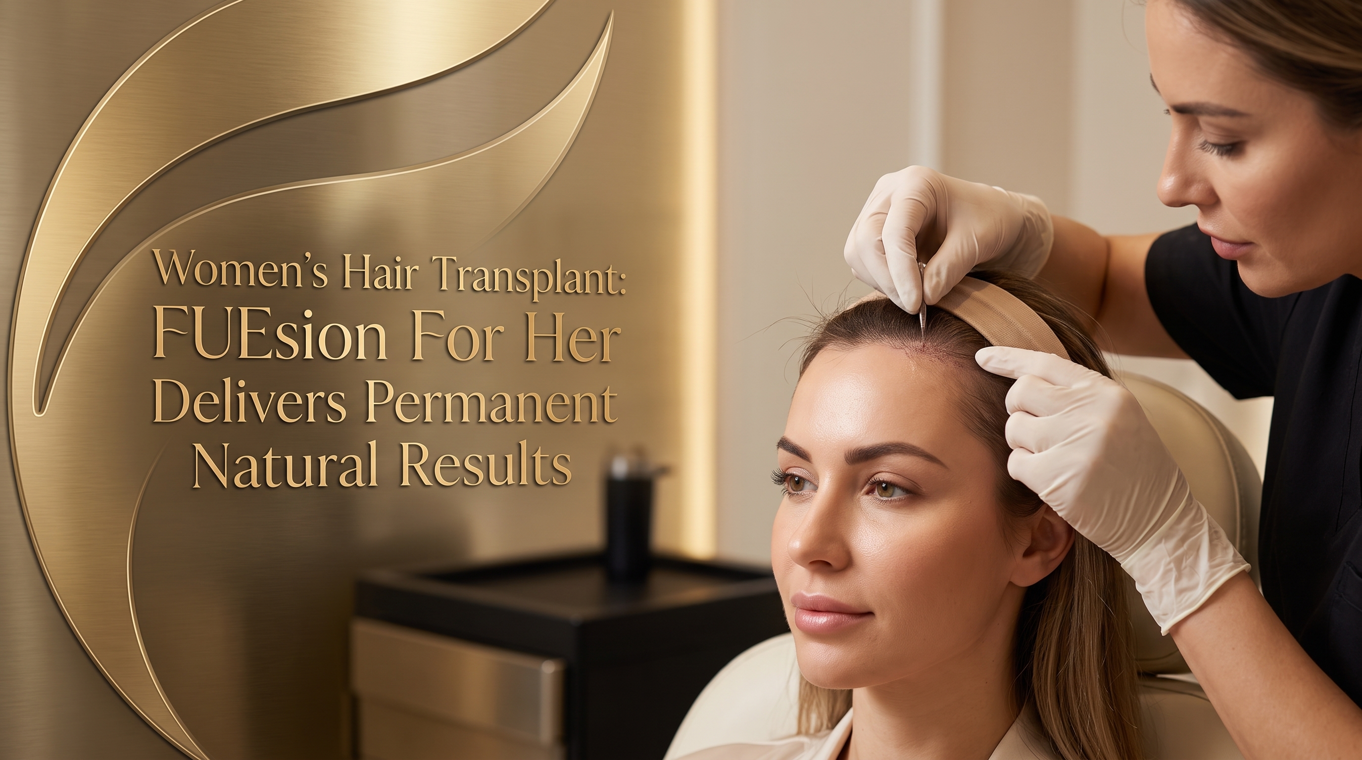 WOMEN'S HAIR TRANSPLANT: FUESION FOR HER DELIVERS PERMANENT NATURAL RESULTS